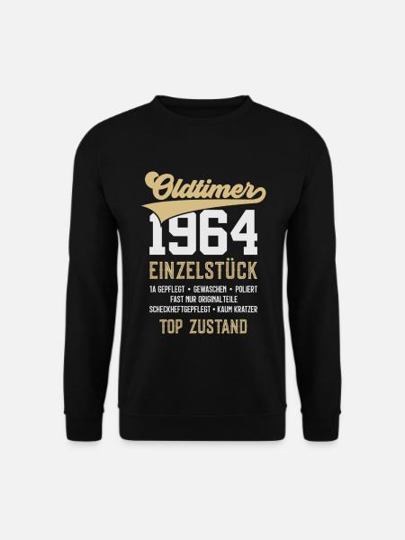 62. GEBURTSTAG OLDTIMER 1964 - Unisex Pullover - Schwarz