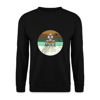 Maulwurf Maulwürfe Chemie - Unisex Pullover - Schwarz - Vorne - Alina (178cm) & Michal (187cm)