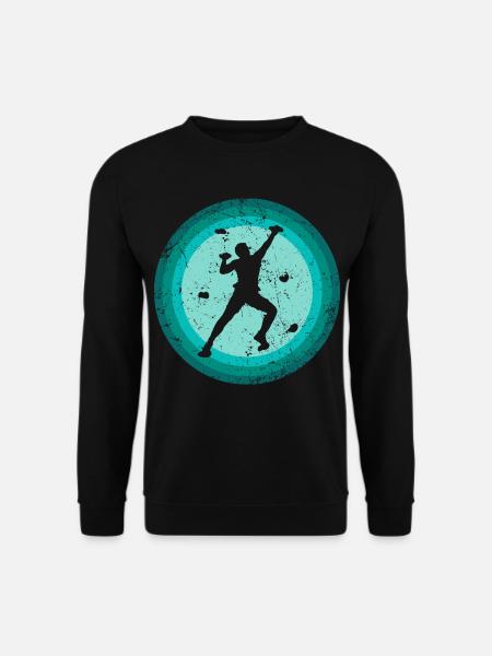 Klettern Bouldern Boulder Kletterer Bergsteiger - Unisex Pullover - Schwarz