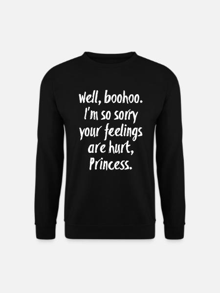 Prinzessin der verletzten Gefühle Supernatural - Unisex Pullover - Schwarz