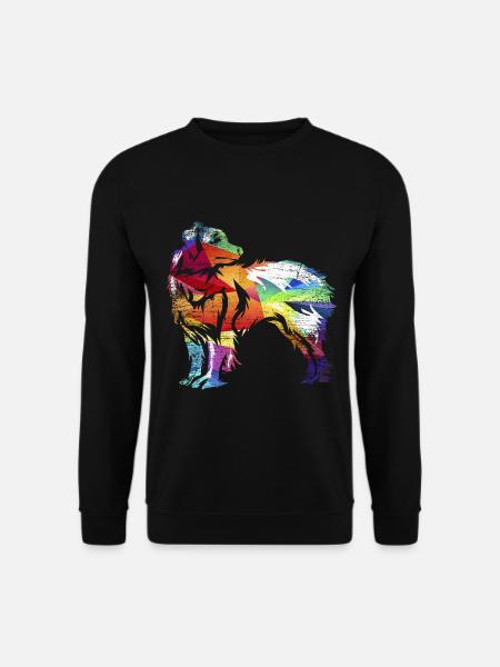 Agiler Australian Shepherd Familienhund - Unisex Pullover - Schwarz