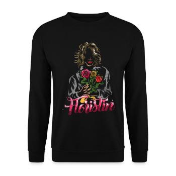 Kreative Floristin Hochzeitsfloristik - Unisex Pullover - Schwarz - Vorne - Alina (178cm) & Michal (187cm)