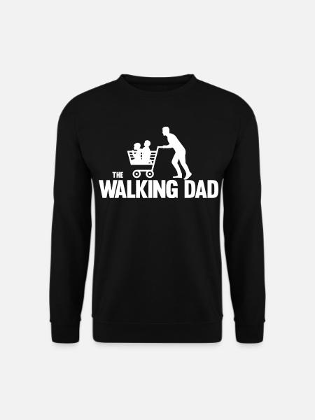 Zwillingspapa Zwillingsvater Papa Vater Zwillinge - Unisex Pullover - Schwarz