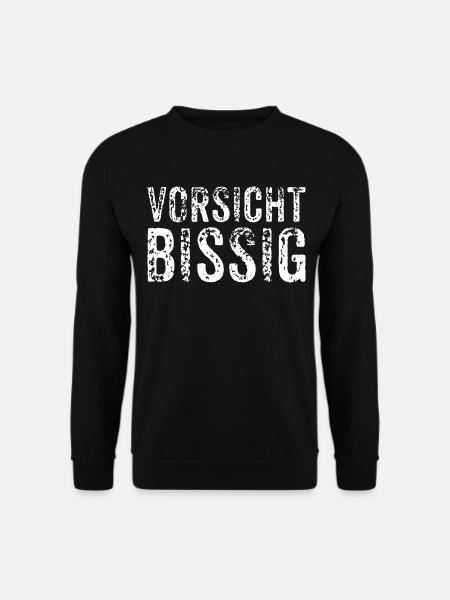 Vorsicht Bissig - Unisex Pullover - Schwarz
