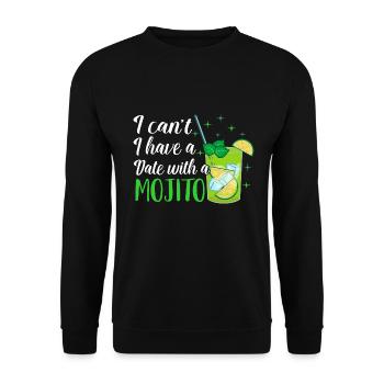 Mojito - Unisex Pullover - Schwarz - Vorne - Alina (178cm) & Michal (187cm)