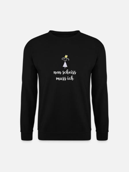 Nen Scheiss muss ich - Unisex Pullover - Schwarz