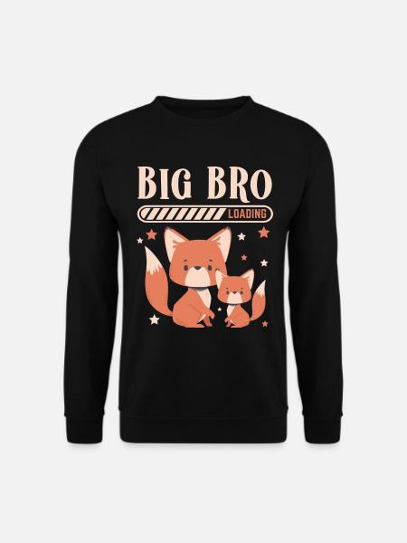 Großer Bruder Loading Big Bro - Unisex Pullover - Schwarz