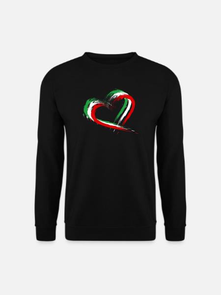 Iran Flagge Herz Farben - Unisex Pullover - Schwarz