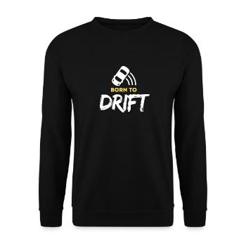 Né pour le drift - Sweat-shirt Unisexe - noir - Devant - Alina (178cm) & Michal (187cm)