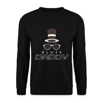 poker - Unisex Sweatshirt - black - Front - Alina (178cm) & Michal (187cm)