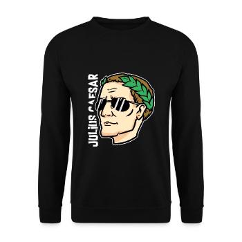 Wagemutiger Cäsar Triumphator - Unisex Pullover - Schwarz - Vorne - Alina (178cm) & Michal (187cm)