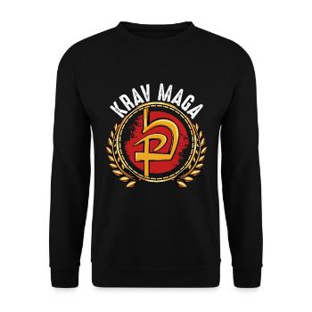 Krav Maga - Unisex Pullover - Schwarz - Vorne - Alina (178cm) & Michal (187cm)