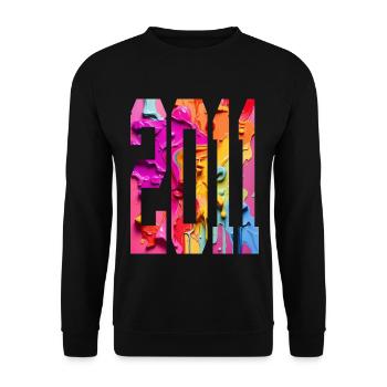 BUNT 15TH BIRTHDAY 2011 - Unisex Sweatshirt - black - Front - Alina (178cm) & Michal (187cm)