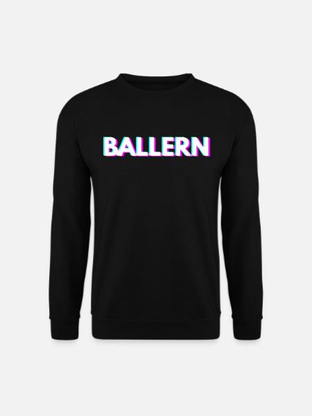 Ballern Techno Rave Raver - Unisex Pullover - Schwarz