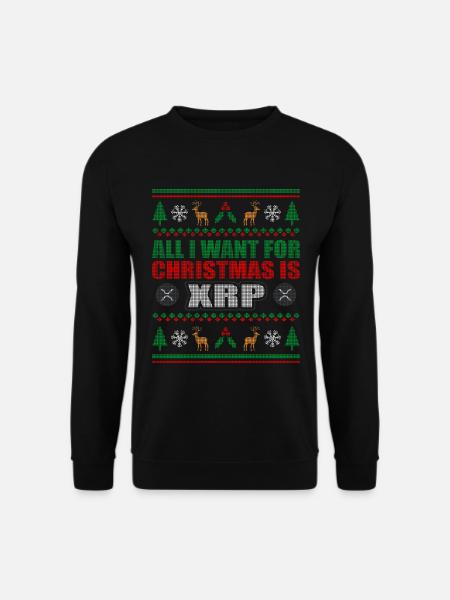 Christmas XRP Investor - Unisex Pullover - Schwarz