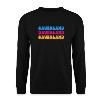 Sauerland - Unisex Pullover - Schwarz - Vorne - Alina (178cm) & Michal (187cm)