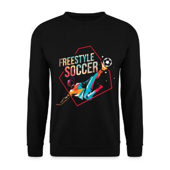 Rasanter Freestyle Ballzauber - Unisex Pullover - Schwarz - Vorne - Alina (178cm) & Michal (187cm)