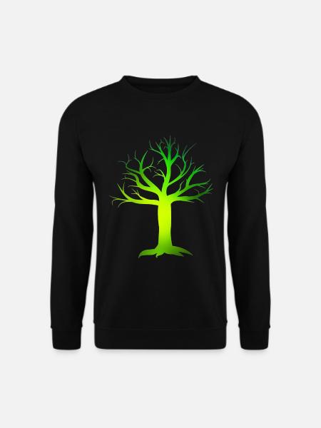 Neonbaum Gradientgrafik - Unisex Pullover - Schwarz