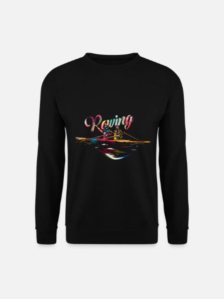 Übermütige Rudercrew Schlagmann - Unisex Pullover - Schwarz