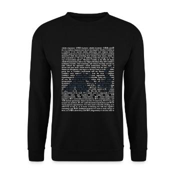 Harmonische Aikido Wurftechnik - Unisex Pullover - Schwarz - Vorne - Alina (178cm) & Michal (187cm)
