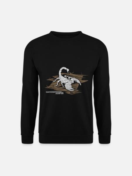 Gefährlicher Skorpion Wüstenjäger - Unisex Pullover - Schwarz