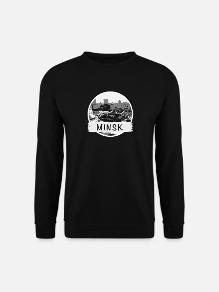 Minsk City - Unisex Pullover - Schwarz