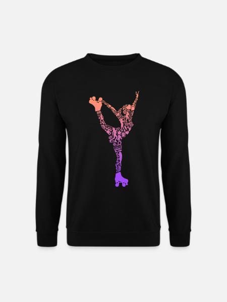 Rollschuhe Roller Skates Mädchen Rollschuh - Unisex Pullover - Schwarz