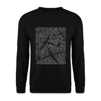 Kühner Segelflieger Thermikjäger - Unisex Pullover - Schwarz - Vorne - Alina (178cm) & Michal (187cm)