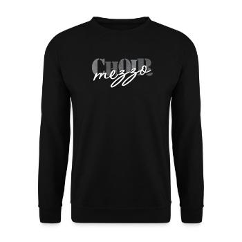 Choir - Mezzo-soprano singer - Unisex Pullover - Schwarz - Vorne - Alina (178cm) & Michal (187cm)