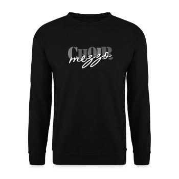 Choir - Mezzo-soprano singer - Unisex Pullover - Schwarz - Vorne - Alina (178cm) & Michal (187cm)