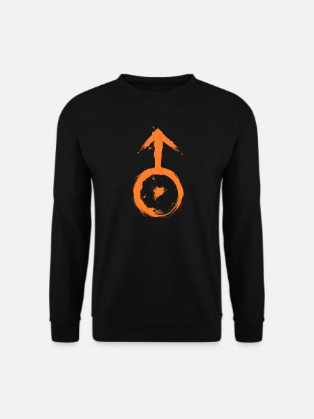 Astronomisches Symbol uranus - Unisex Pullover - Schwarz