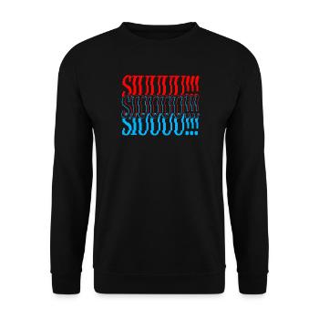 Gestört SIUUU!!! - Unisex Pullover - Schwarz - Vorne - Alina (178cm) & Michal (187cm)