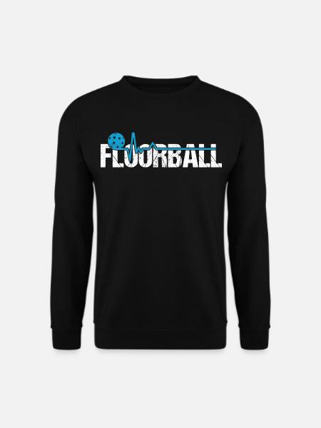 Floorball Unihockey Spieler Floorballspieler - Unisex Pullover - Schwarz