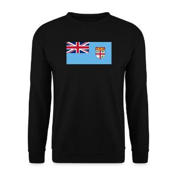 Fidschi - Unisex Pullover - Schwarz - Vorne - Alina (178cm) & Michal (187cm)