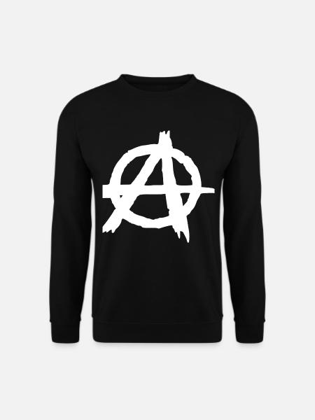 Anarchie Kreis Symbol - Unisex Pullover - Schwarz