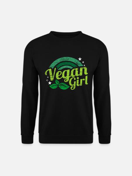 Veganerin Geschenk - Unisex Pullover - Schwarz