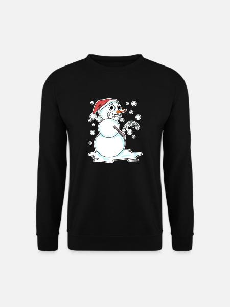 Snowman funny - Unisex Sweatshirt - black