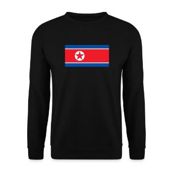 Nordkorea - Unisex Pullover - Schwarz - Vorne - Alina (178cm) & Michal (187cm)