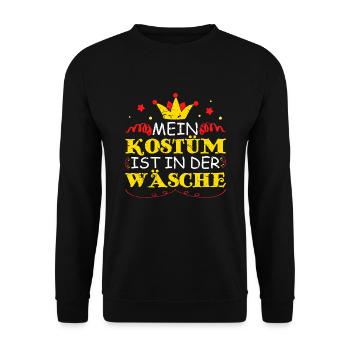 Fasching - Unisex Pullover - Schwarz - Vorne - Alina (178cm) & Michal (187cm)