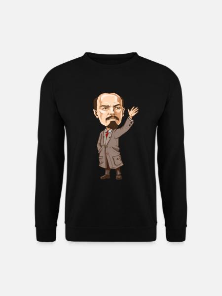 Wortgewaltiger Lenin Revolutionär - Unisex Pullover - Schwarz