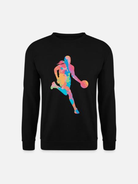 Basketballspielerin Basketballerin Basketball - Unisex Pullover - Schwarz