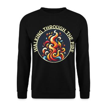 Songtexte Musikliebhaber Songwriter Musikfestival - Unisex Pullover - Schwarz - Vorne - Alina (178cm) & Michal (187cm)