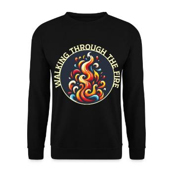Songtexte Musikliebhaber Songwriter Musikfestival - Unisex Pullover - Schwarz - Vorne - Alina (178cm) & Michal (187cm)