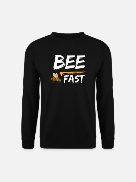 bee fast bees honey - Unisex Pullover - Schwarz