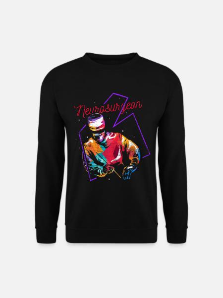 Kluge Neurochirurgin Nervensystem - Unisex Pullover - Schwarz