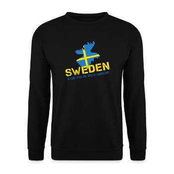 Schweden Sweden - Unisex Pullover - Schwarz - Vorne - Alina (178cm) & Michal (187cm)