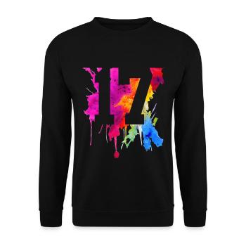 17 YEARS 17TH BIRTHDAY - Unisex Sweatshirt - black - Front - Alina (178cm) & Michal (187cm)