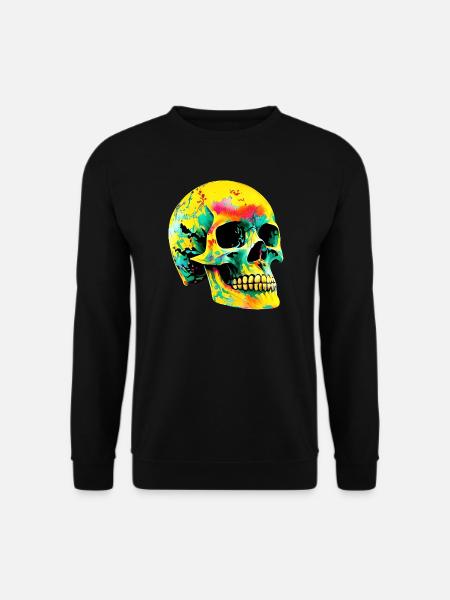 Totenkopf - Unisex Pullover - Schwarz