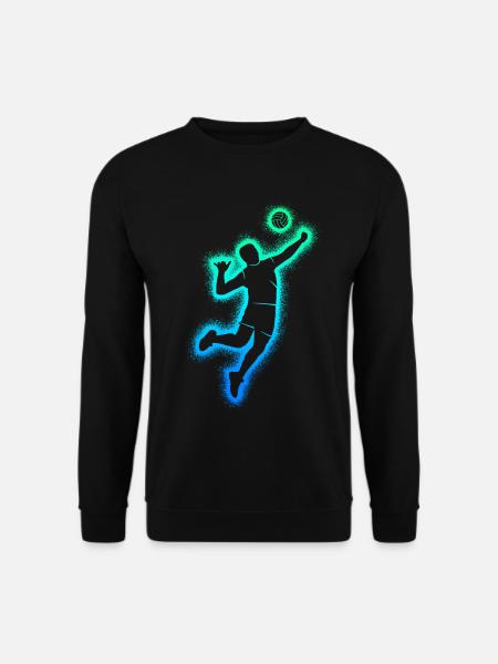 Volleyball Spieler Jungen Männer Volleyballer - Unisex Pullover - Schwarz