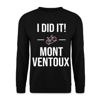 Radfahren vélo Mont Ventoux - Unisex Pullover - Schwarz - Vorne - Alina (178cm) & Michal (187cm)